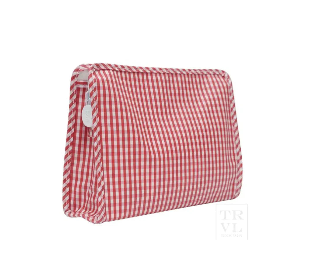 TRVL Roadie Medium-Gingham Red