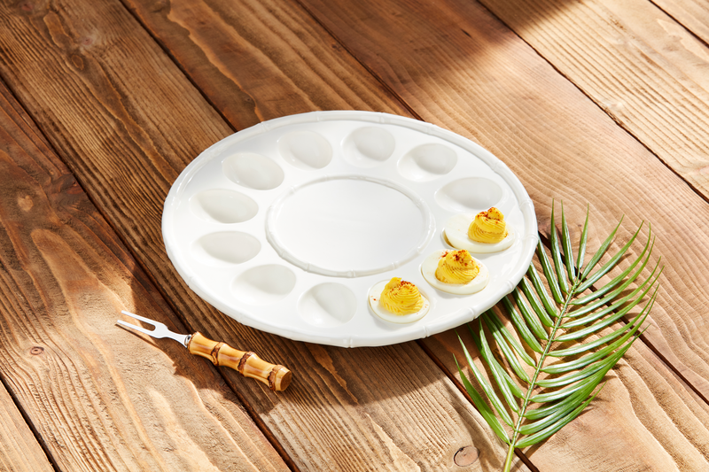 Bamboo Deviled Egg Tray