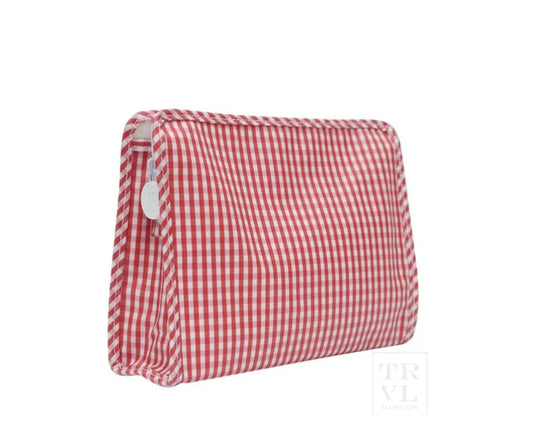 TRVL Roadie Medium-Gingham Red