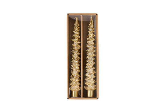 Gold Xmas Tapers-4A