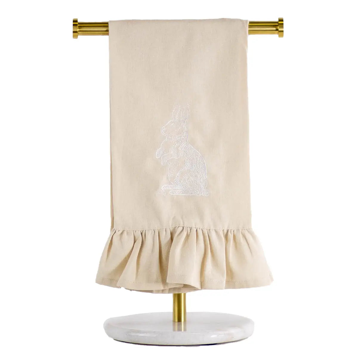 Bunny Ruffle Hand Towel