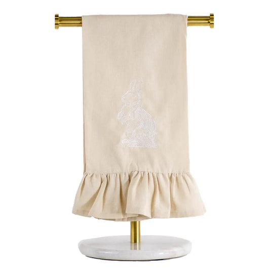 Bunny Ruffle Hand Towel