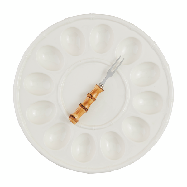Bamboo Deviled Egg Tray